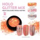 HOLO GLITTER MIX CHAMELEON LIGHT ORANGE