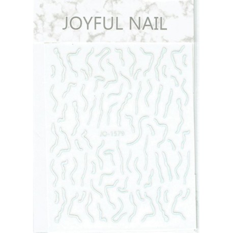 NAIL ART STICKER Zilver