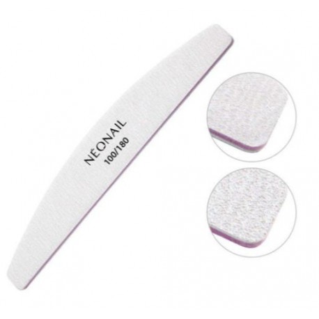 Nail File Grey Halfmoon 100/180