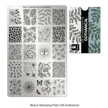 Moyra Stamping Plate 136 Gothanical