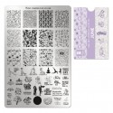 Moyra Stamping Plate 143 June + Gratis Try-on plate Sheet