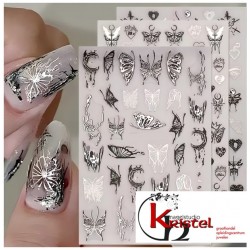 Easy Nail Art Sticker B763