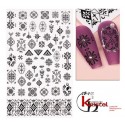 Easy Nail Art Sticker B1129