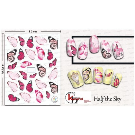 Easy Nail Art Sticker B1133