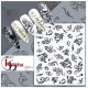 Easy Nail Art Sticker B1138