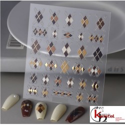 Easy Nail Art Sticker B1224