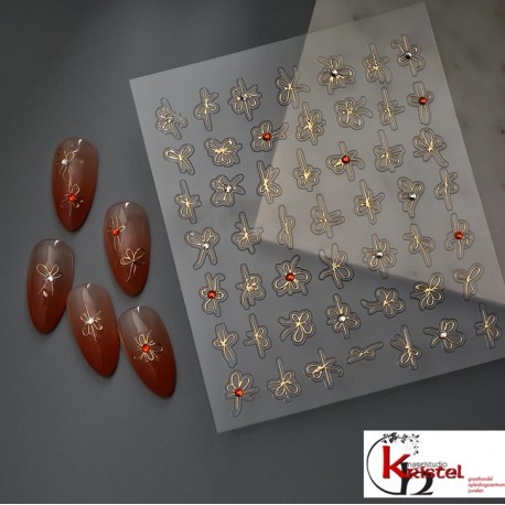 Easy Nail Art Sticker B1229