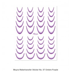 Moyra Watertransfer Sticker No. 07 Ombre Purple