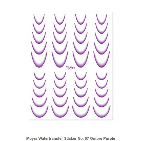 Moyra Watertransfer Sticker No. 07 Ombre Purple