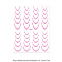 Moyra Watertransfer Sticker No. 08 Ombre Pink