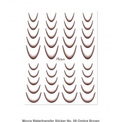 Moyra Watertransfer Sticker No. 09 Ombre Brown