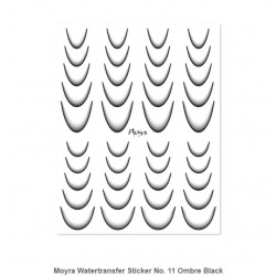 Moyra Watertransfer Sticker No. 11 Ombre Black