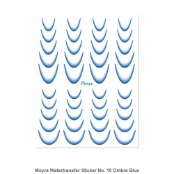 Moyra Watertransfer Sticker No. 10 Ombre Blue