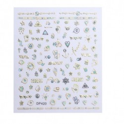 Nail Art Stickers Bundel – 9 Stuks