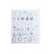 Nail Art Stickers Bundel – 9 Stuks