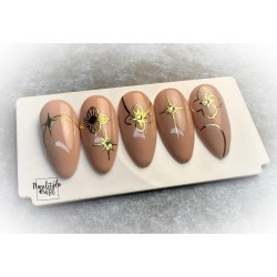 Easy Nail Art Sticker B765