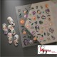 Easy Nail Art Sticker B560