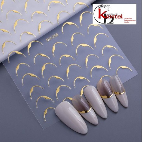 Easy Nail Art Sticker B571