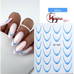 Easy Nail Art Stickers B586