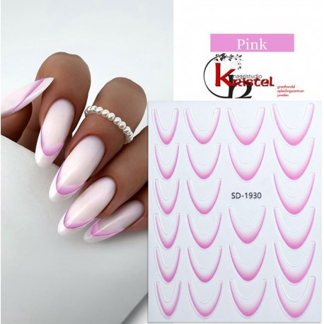 Easy Nail Art Sticker B588