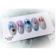 Bloem waterdecals/nail stickers 20 stuks