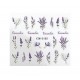 Bloem waterdecals/nail stickers 20 stuks