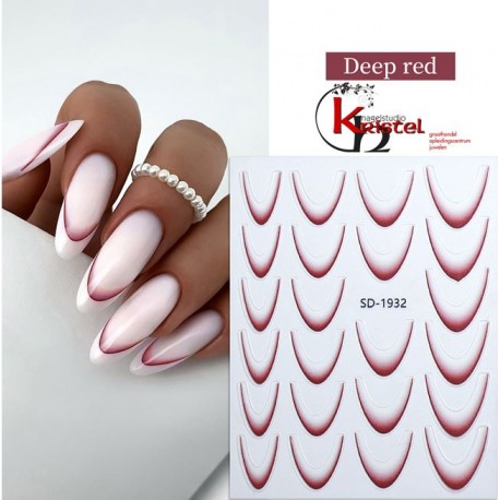 Easy Nail Art Sticker B590