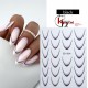 Easy Nail Art Sticker B592