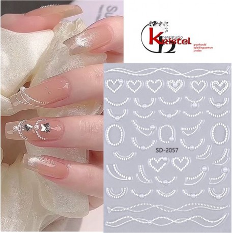 Easy Nail Art Sticker B593