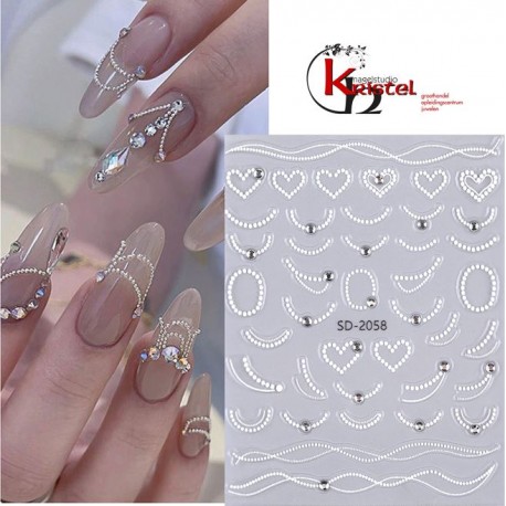 Easy Nail Art Sticker B594