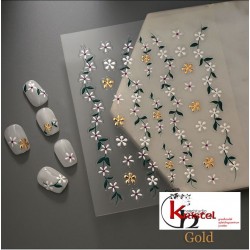 Easy Nail Art Sticker B596