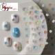 Easy Nail Art Sticker B598