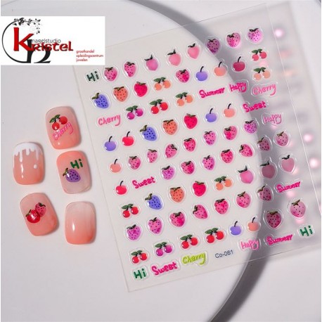 Easy Nail Art Sticker B599