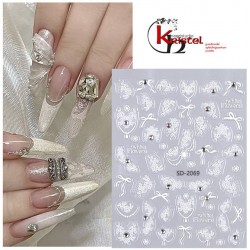 Easy Nail Art Sticker B600