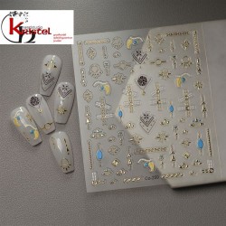 Easy Nail Art Sticker B601