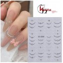 Easy Nail Art Sticker B602