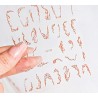 Easy Nail Art Sticker NAIL DECALS 013 ROSE GOLD