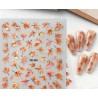 Nail Art Sticker Oranje P035
