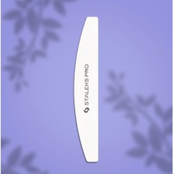 Halvemaan nagelbuffer/vijlblok, korrel 100/180 — 10 stuks