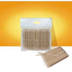 Houten Orange Sticks, 75 mm (100 stuks)