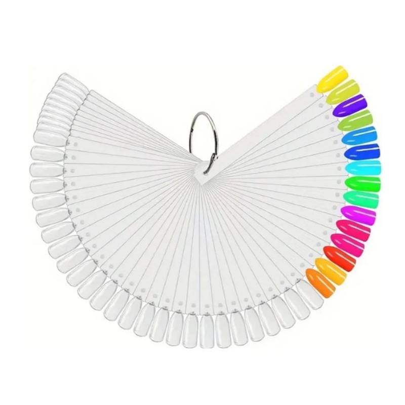 Carre Clear Tips - Demo Ring 50pcs