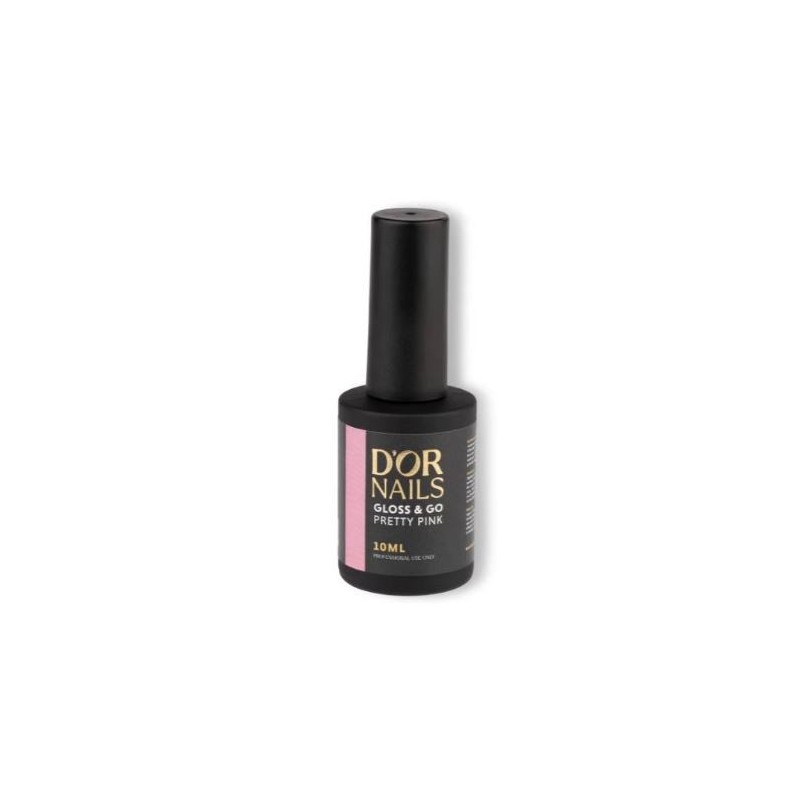 D'OR NAILS - Gloss & Go Pretty Pink 10ml