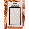 Nail Art Sticker White N054
