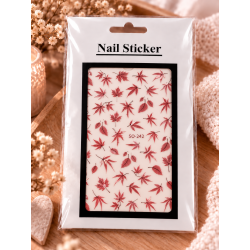 Nail Art Sticker Oranje P035