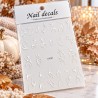 Easy Nail Art Sticker NAIL DECALS 003 WIT