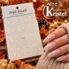 Easy Nail Art Sticker NAIL DECALS 003 WIT