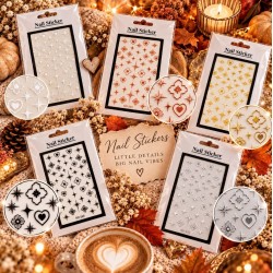 Easy Nail Art Sticker N048 Gold