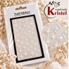 Easy Nail Art Sticker N049 White