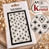 Easy Nail Art Sticker N050 Black