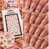 Easy Nail Art  Sticker N051 Rose Gold